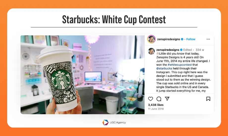 Starbucks: White Cup Contest