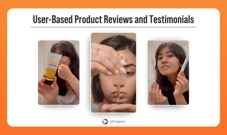 User-Based Product Reviews and Testimonials